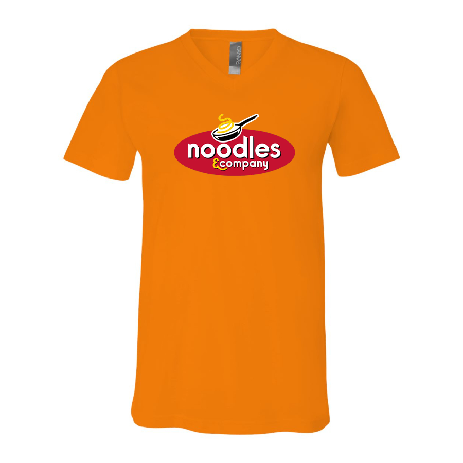 Men's Noodles & Company  BELLA + CANVAS - Jersey V-Neck T-Shirt